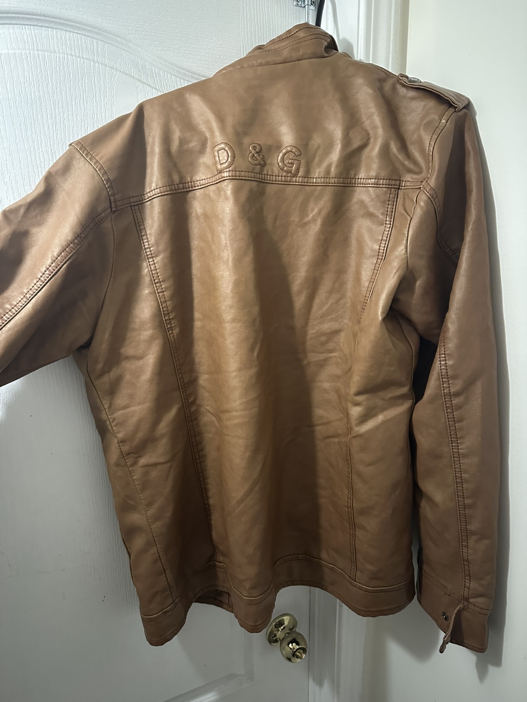 D&G Brown Leather Jacket - photo 2