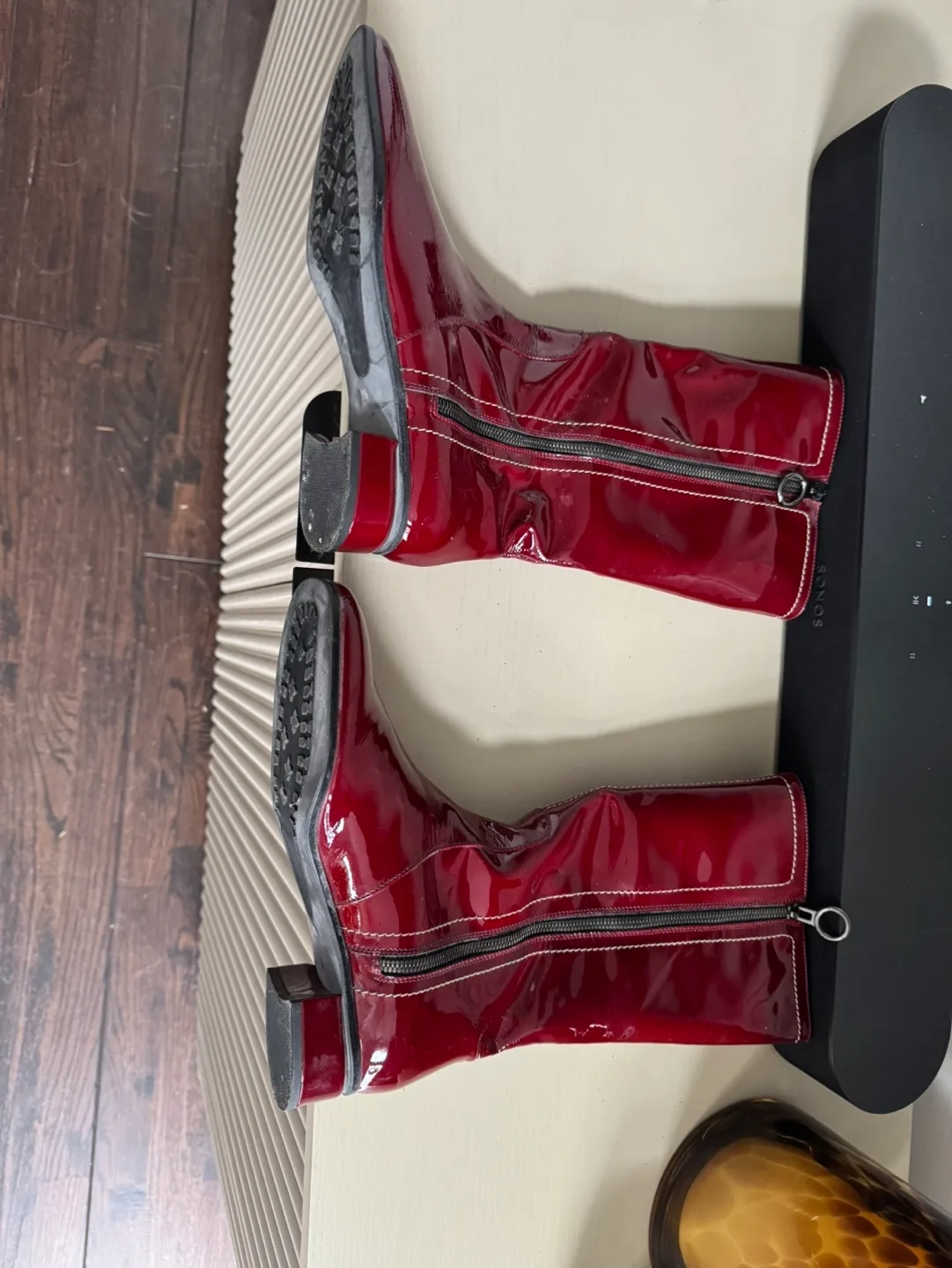 Red Patent Leather Boots image indicator(6)