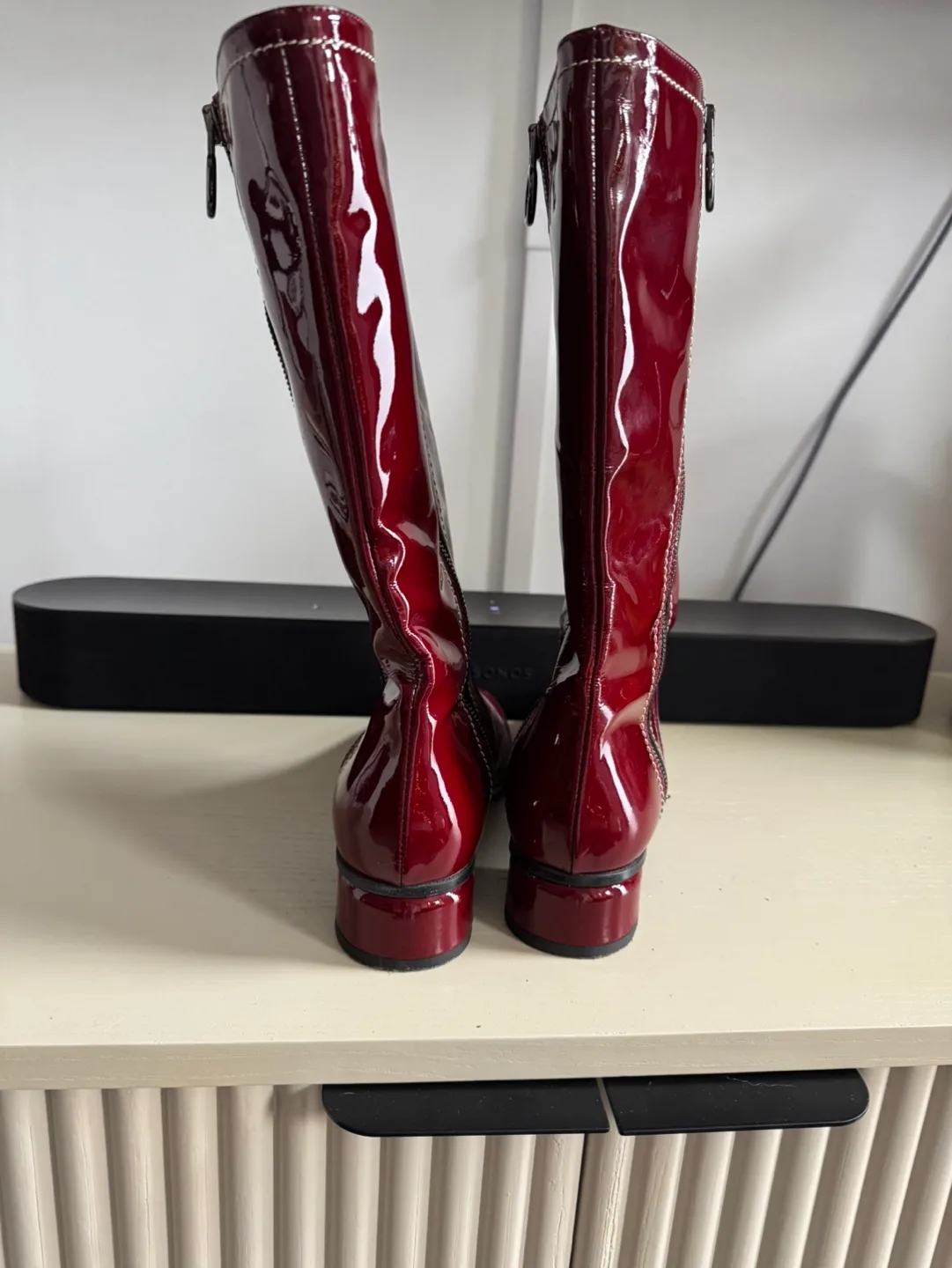 Red Patent Leather Boots image indicator(2)