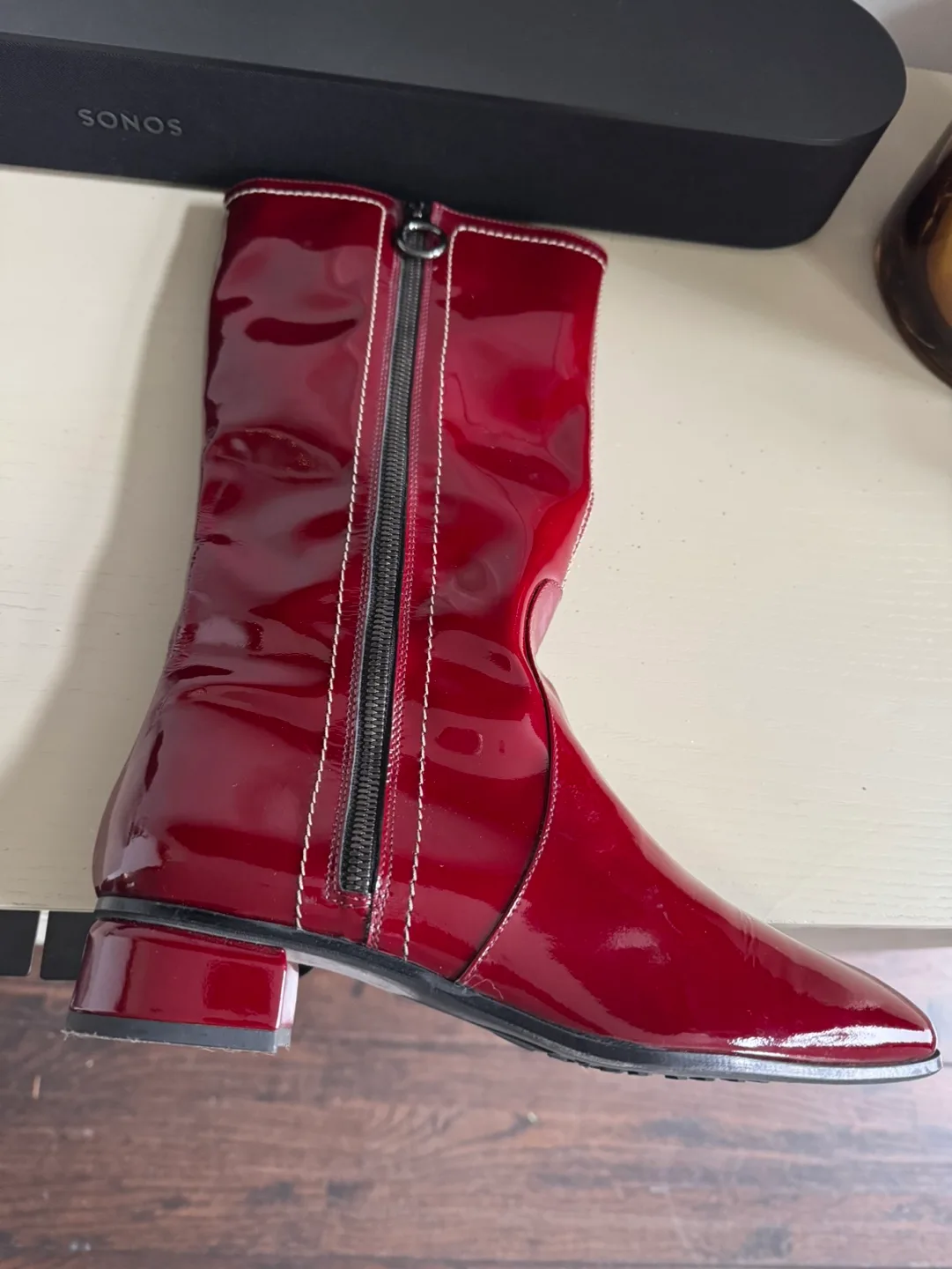 Red Patent Leather Boots image indicator(3)