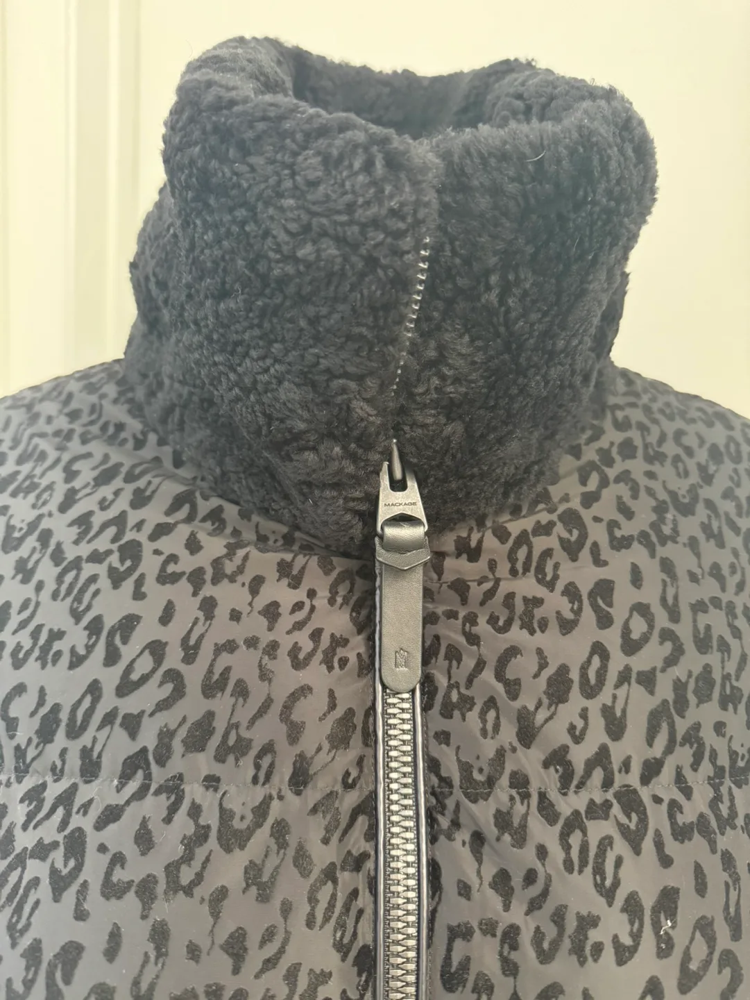 Mackage Leopard Print Puffer Jacket image indicator(2)