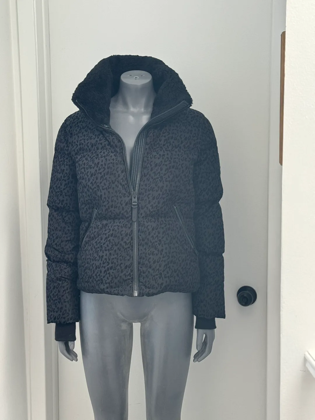 Mackage Leopard Print Puffer Jacket image indicator(8)