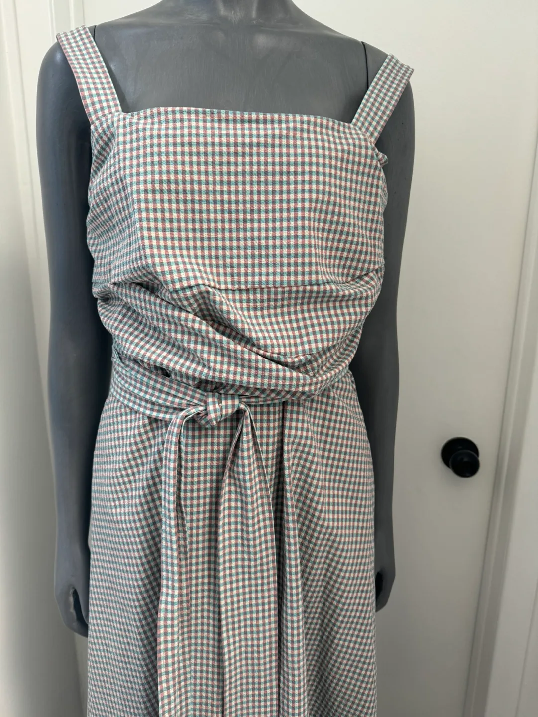 Veronica Beard Gingham Dress Size 10 image indicator(3)
