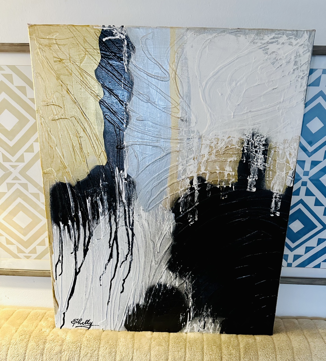 Abstract Canvas Painting