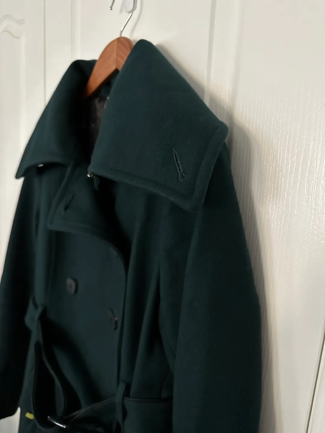 Green Soia & Kyo Wool Coat image indicator(6)
