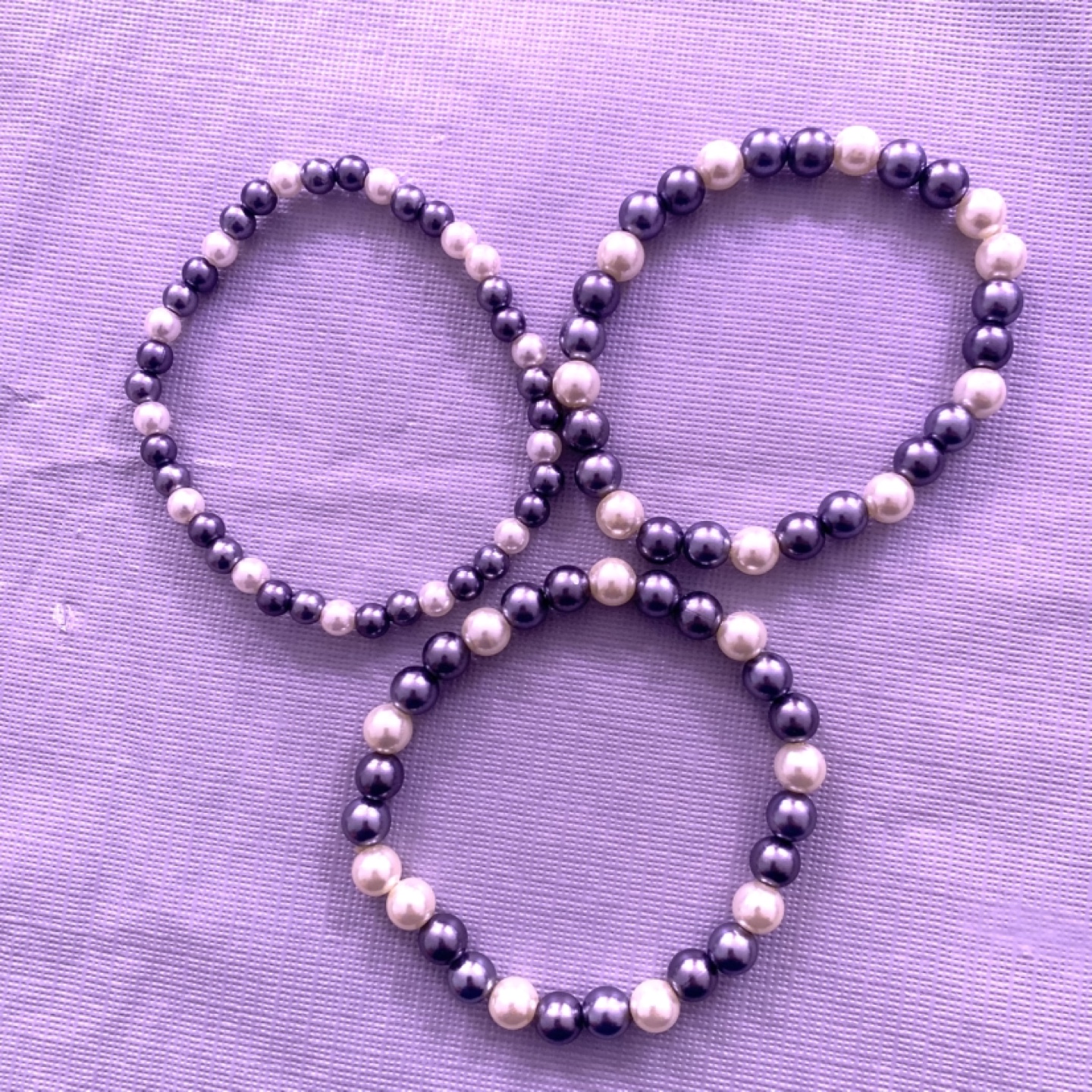 Set of 3 Pearl Bracelets - photo 3