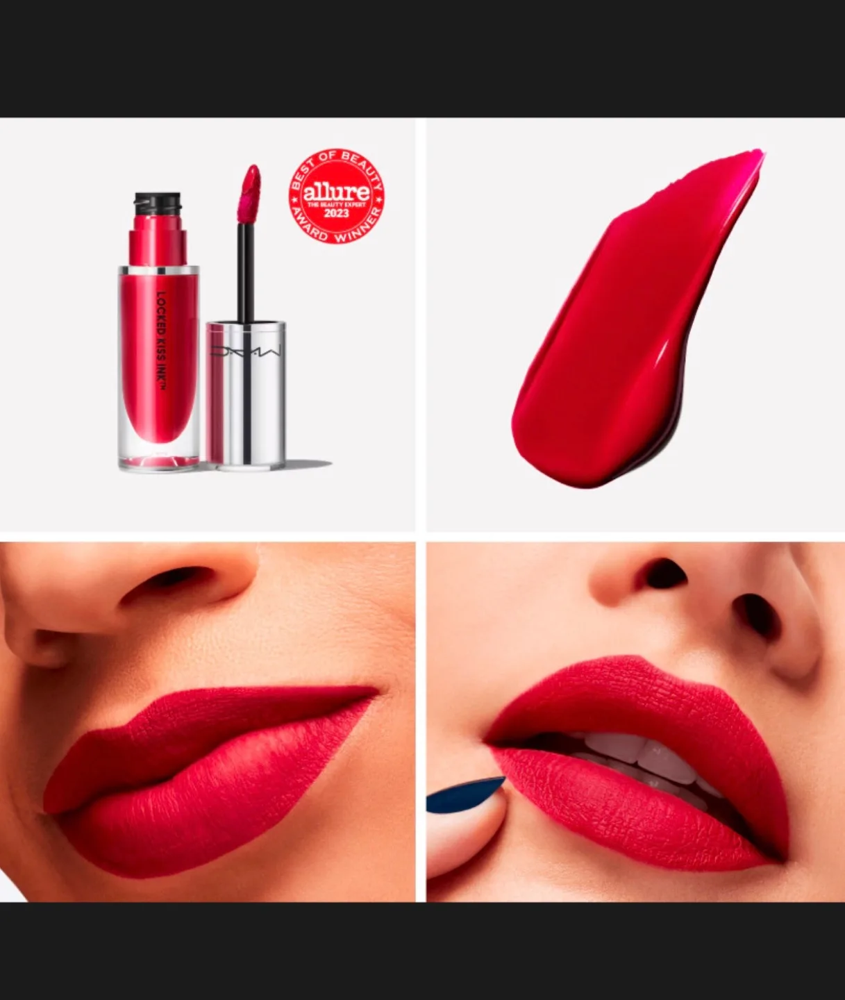 MAC Locked Kiss Ink Lipstick in Gossip image indicator(3)