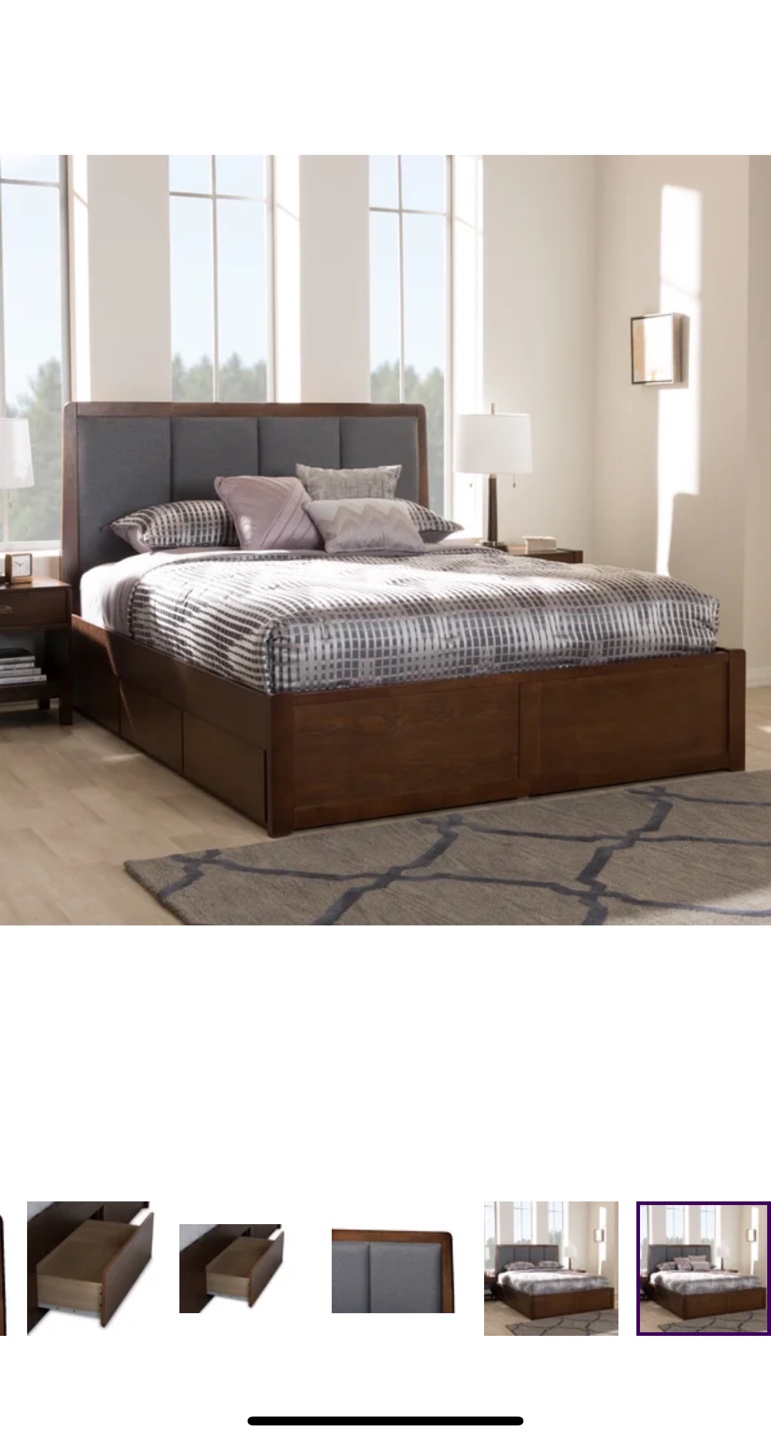 Queen Size Storage Bed Frame - photo 3