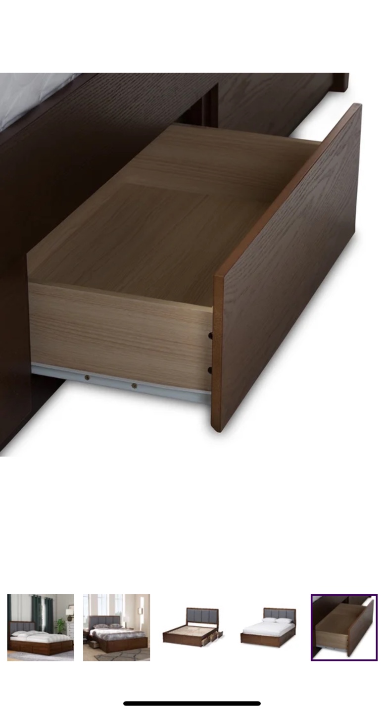 Queen Size Storage Bed Frame - photo 4