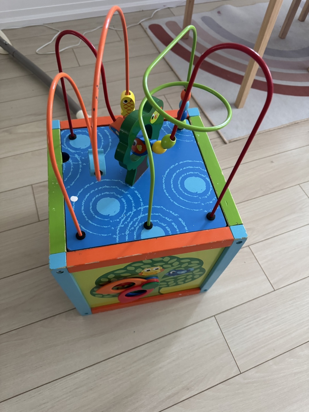 Wooden Activity Cube Toy