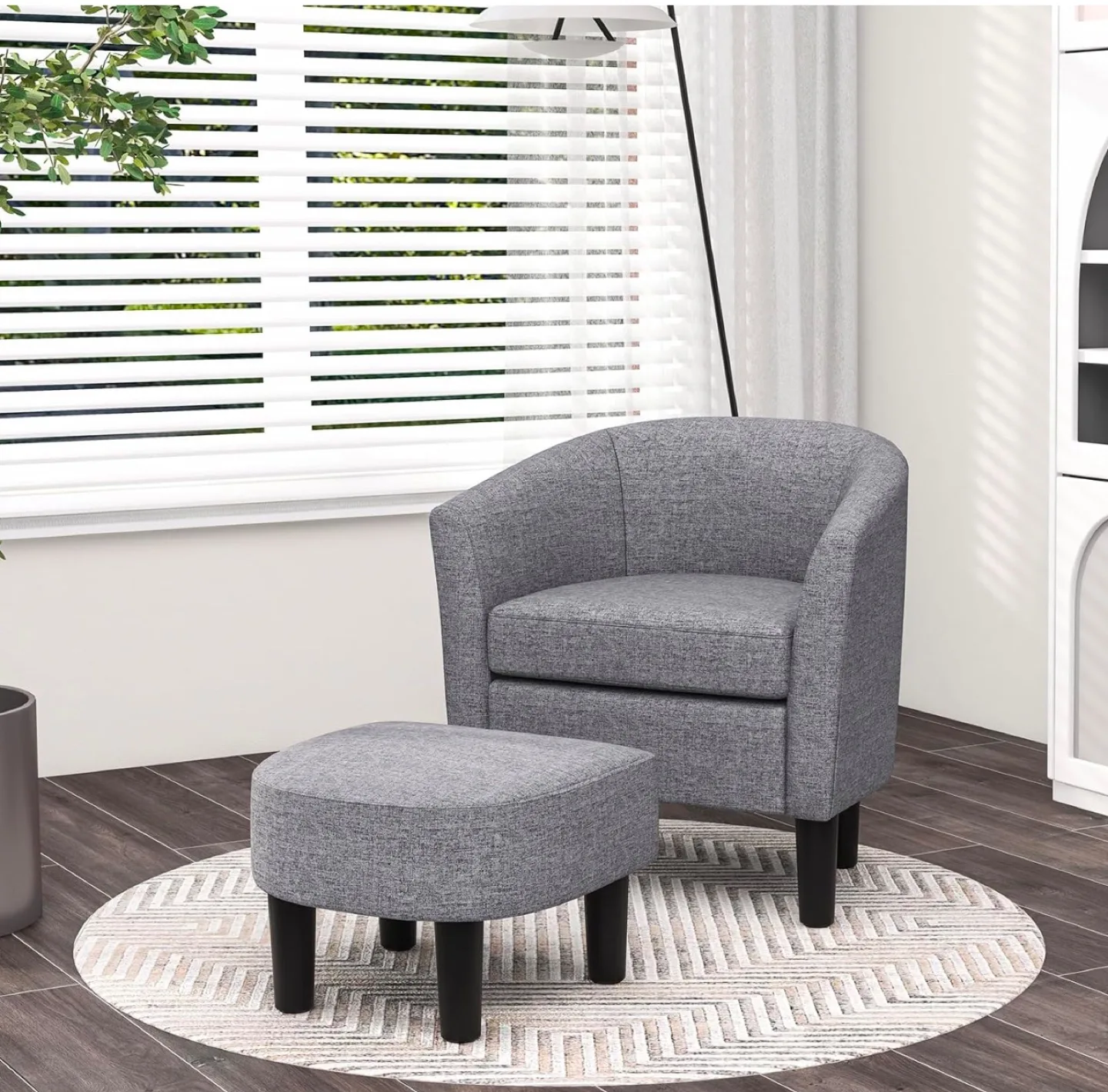 Armchair and Ottoman Set thumbnail