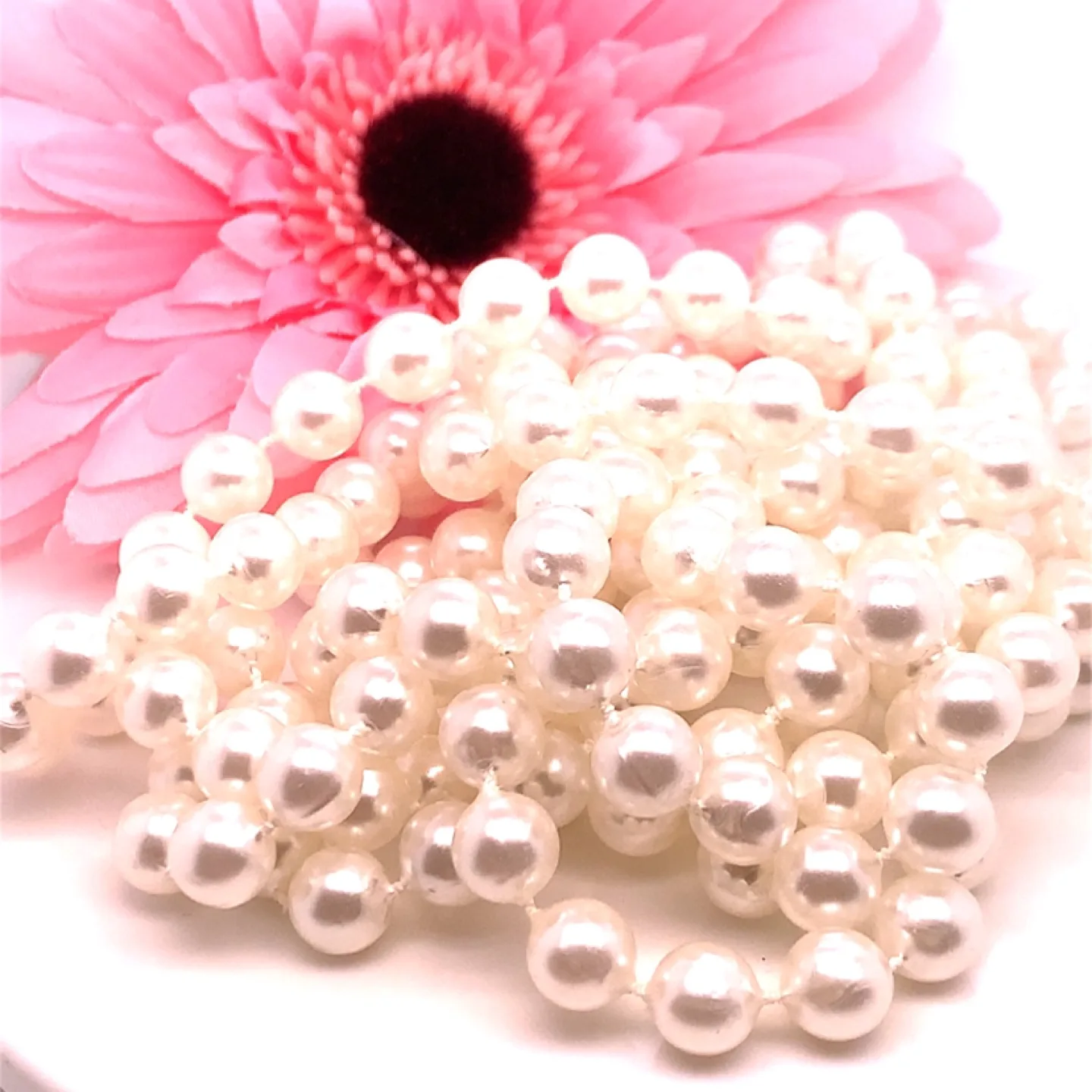 8MM Great Gatsby Pearl Necklace 70” image indicator(2)