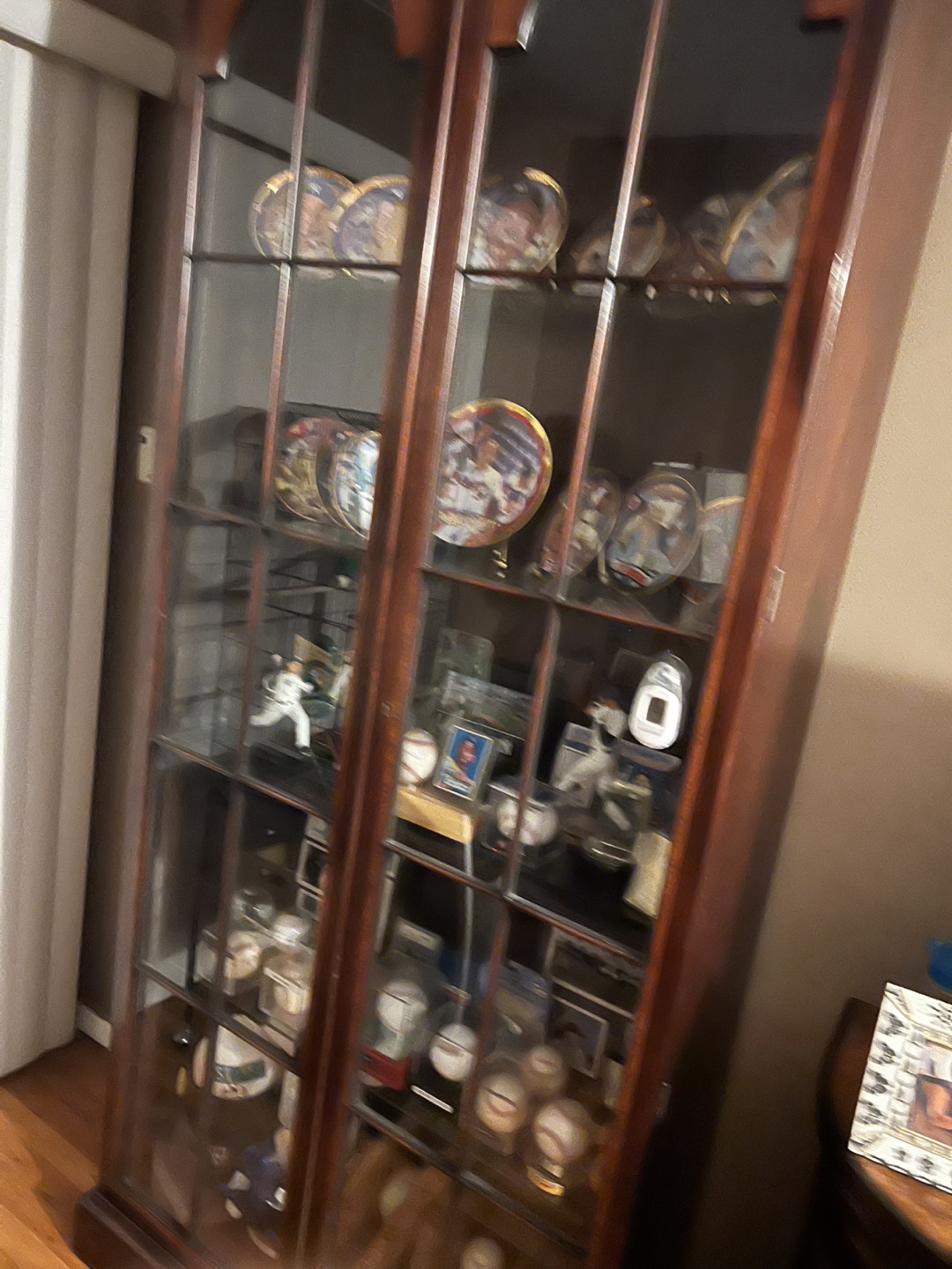 Wood Curio Cabinet