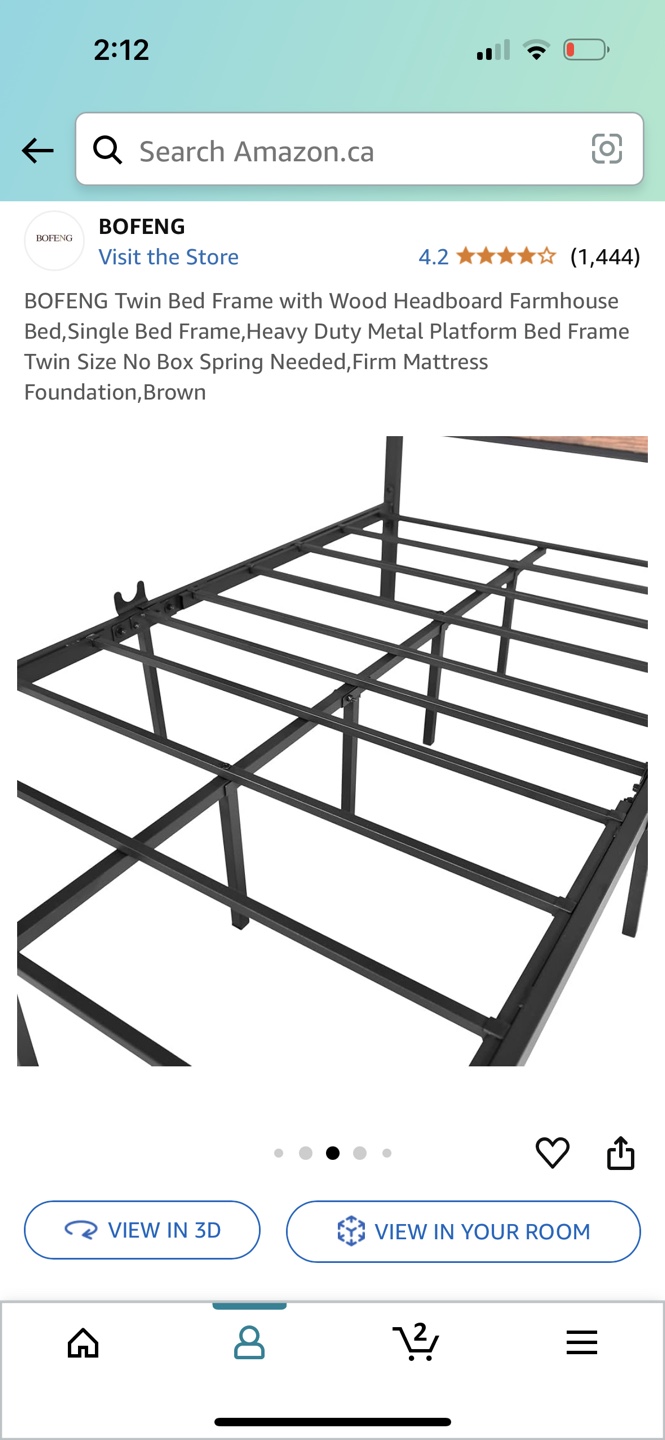 BOFENG Twin Bed Frame - photo 3