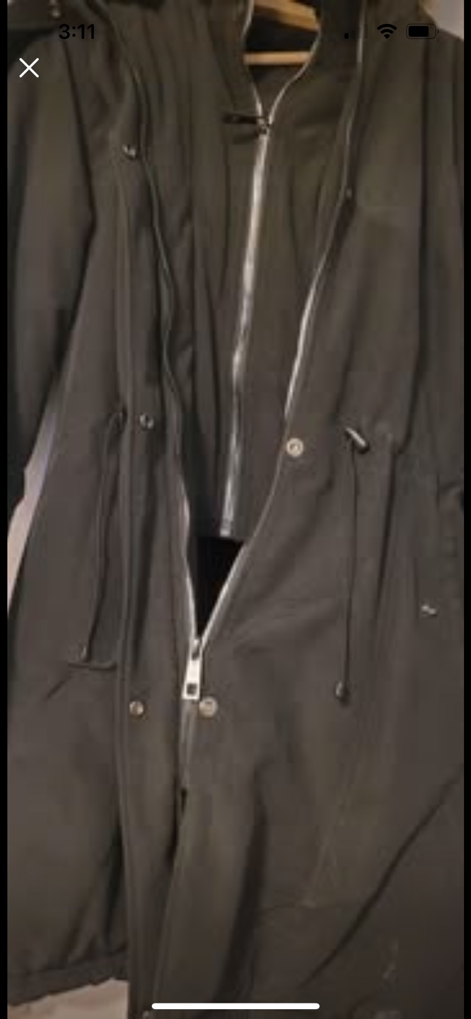 Women's  Black Winter Jacket - photo 3