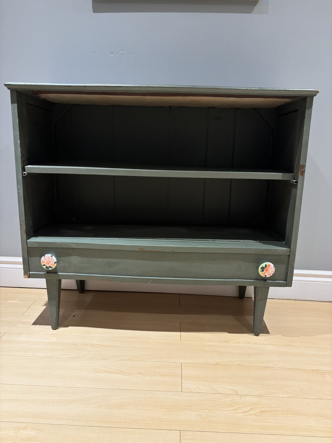 Vintage Green Cabinet