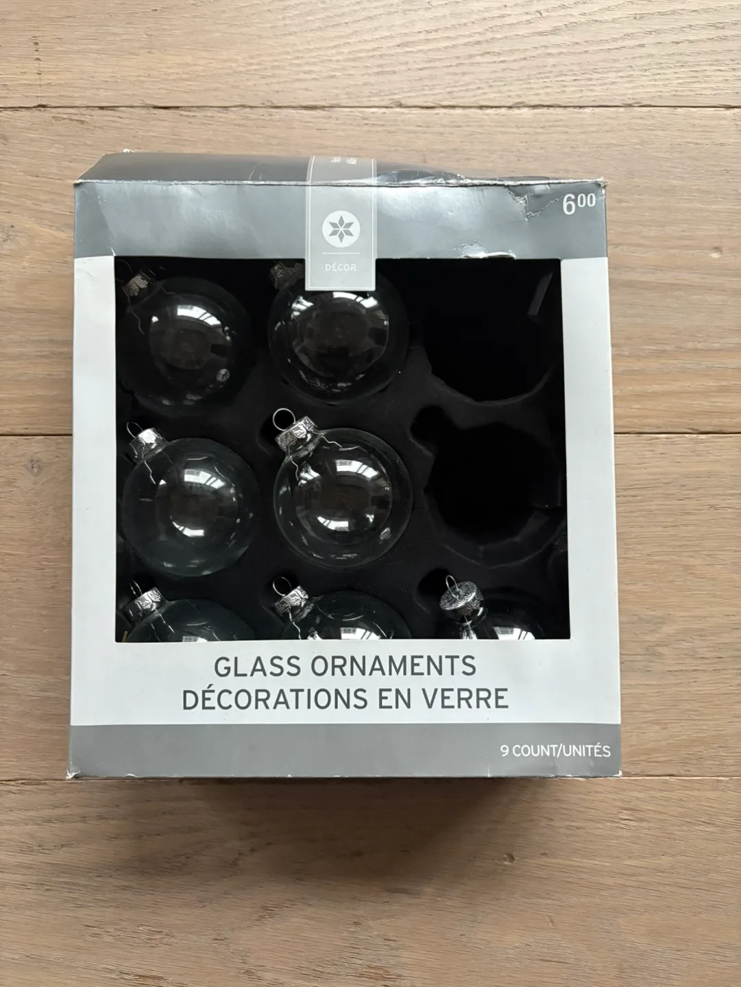 Clear Glass Ornaments thumbnail