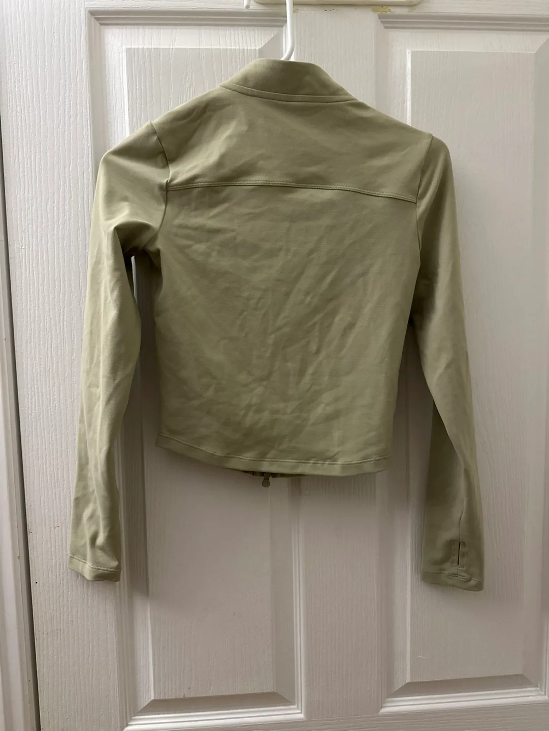 Xexymix Green Long Sleeve Zip-Up Jacket image indicator(2)