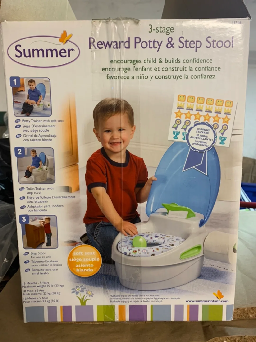 Summer Infant 3-Stage Reward Potty and Step Stool image indicator(5)