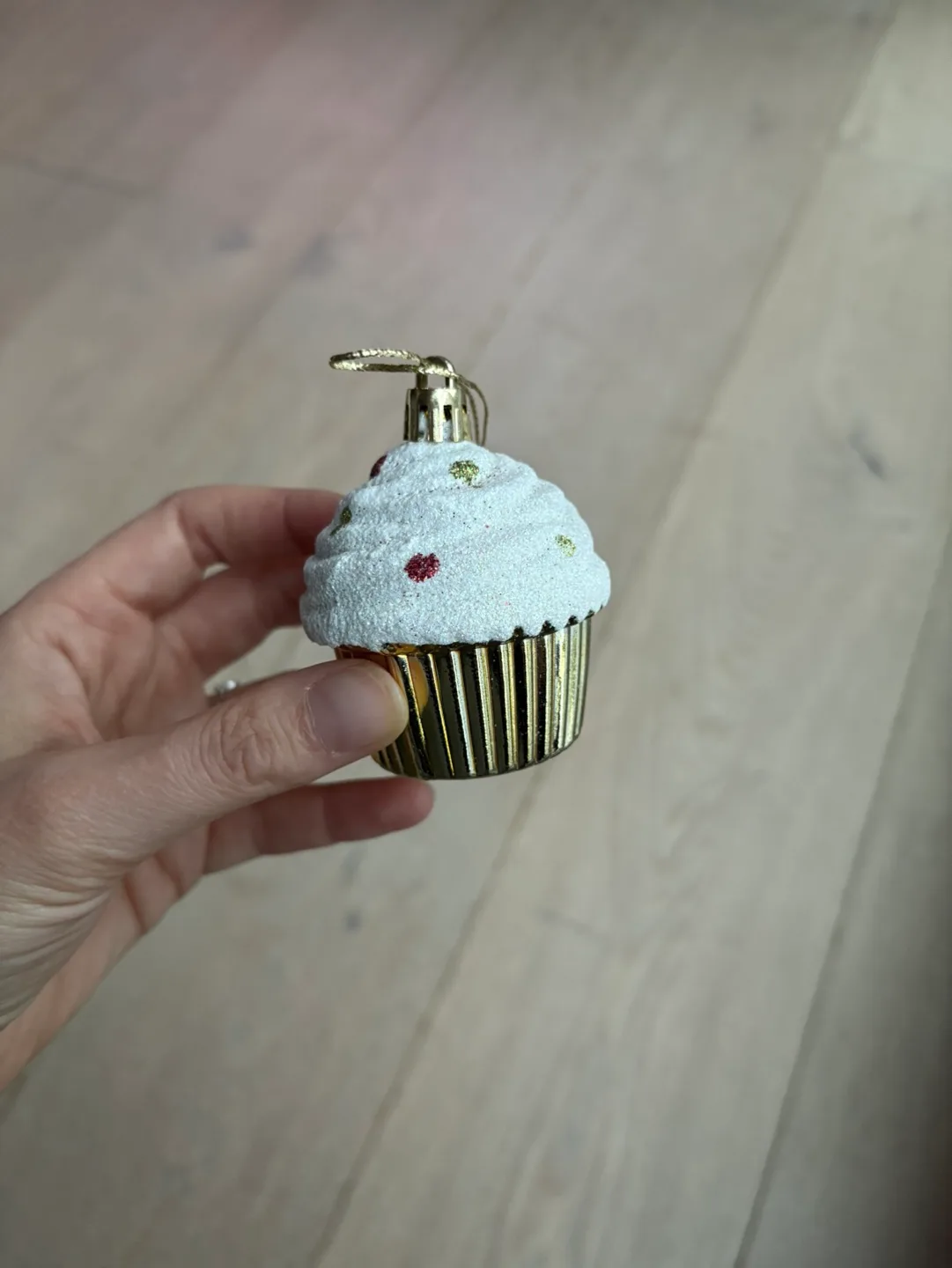 Little Cupcake Christmas Ornament thumbnail