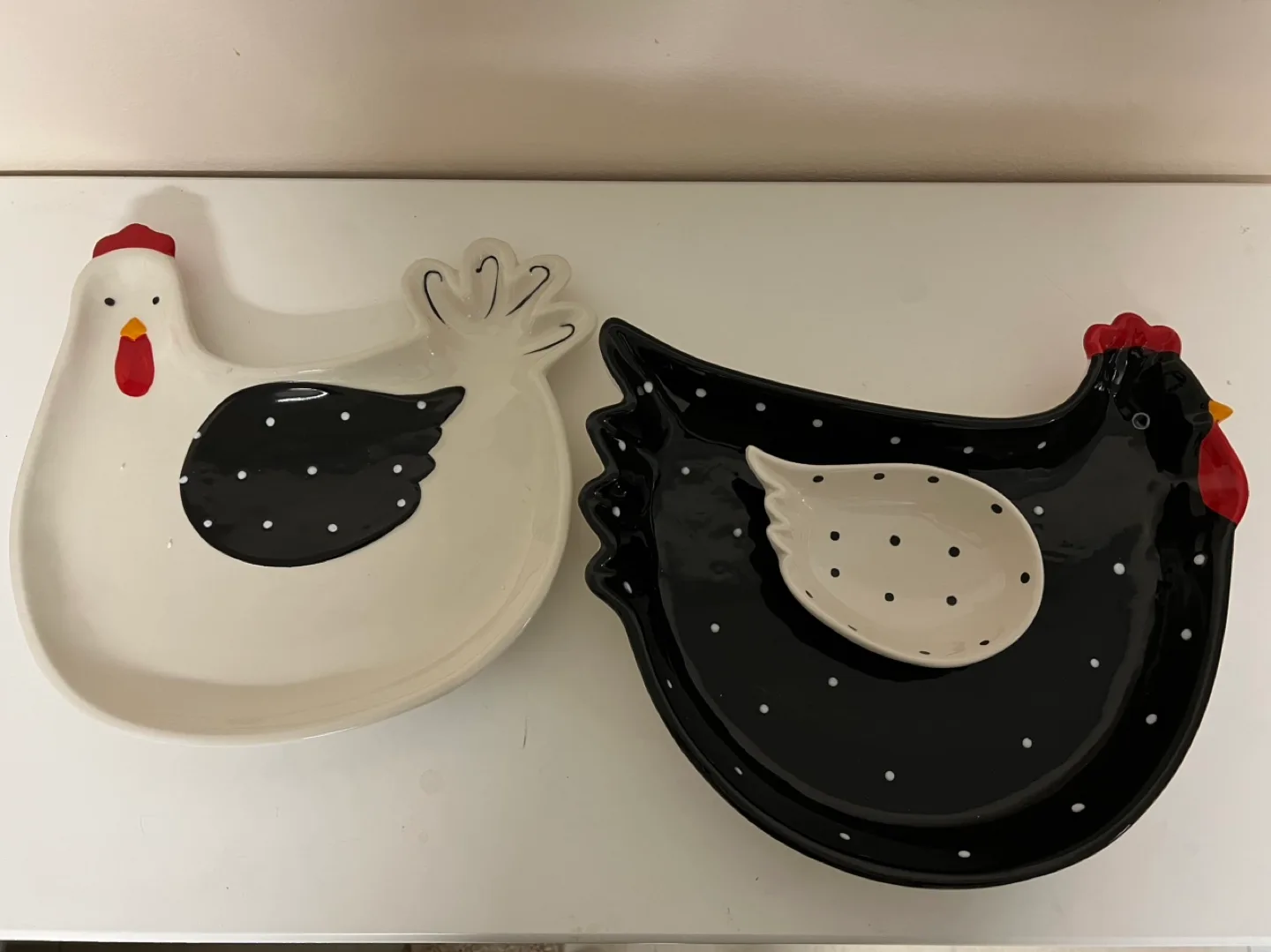 NIB Boston Warehouse Hen House Platter image indicator(5)