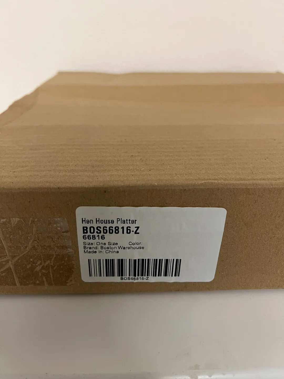 NIB Boston Warehouse Hen House Platter image indicator(4)