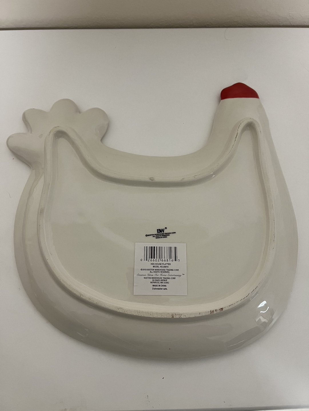 NIB Boston Warehouse Hen House Platter - photo 2