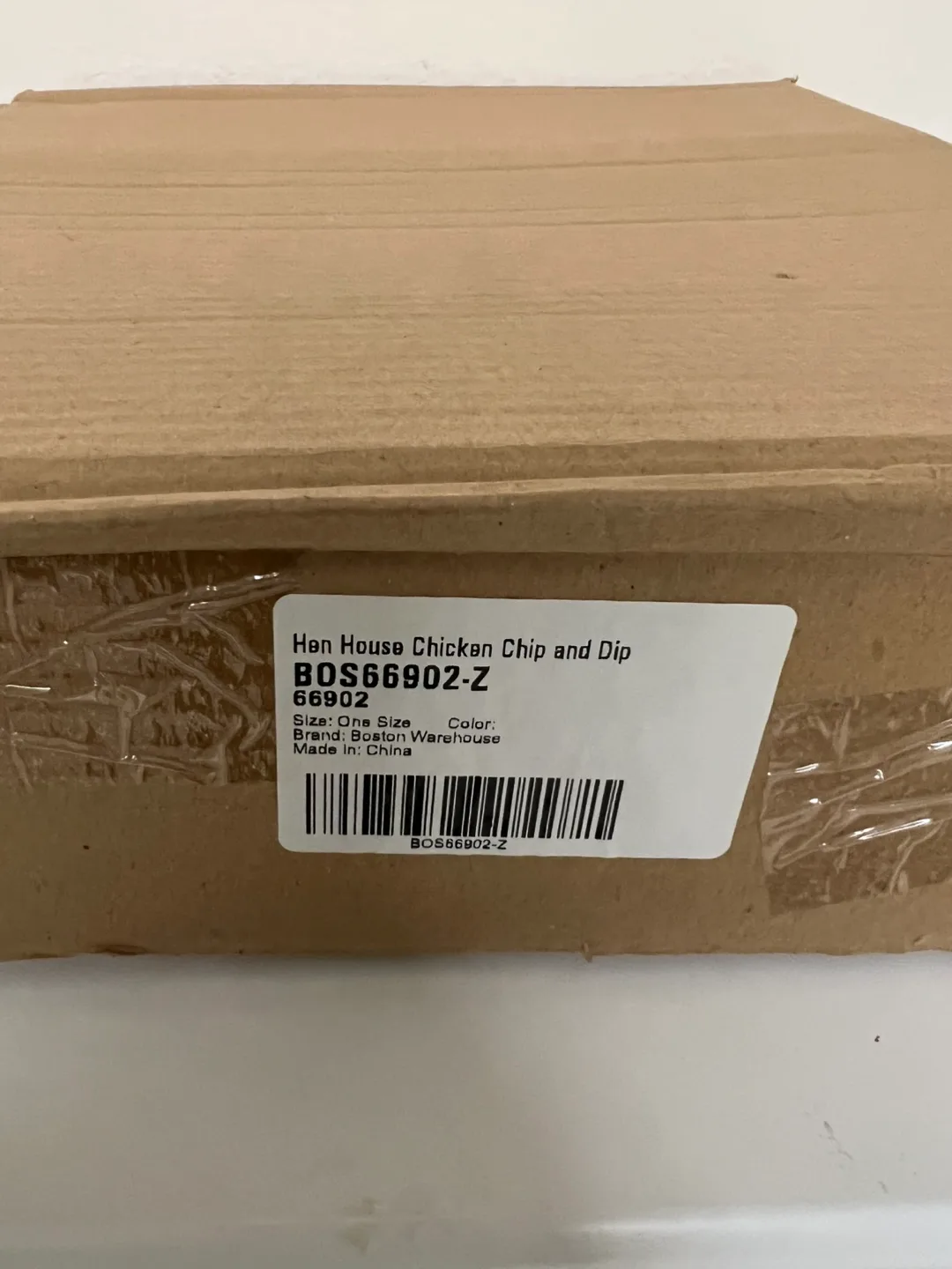 NIB Boston Warehouse Hen House Chicken Chip and Dip Platter image indicator(3)