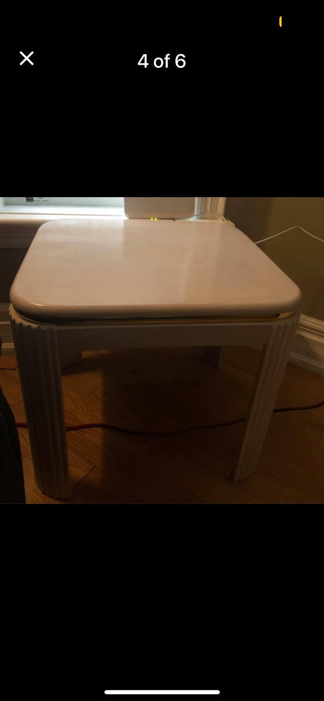 White Washed End Tables - photo 4