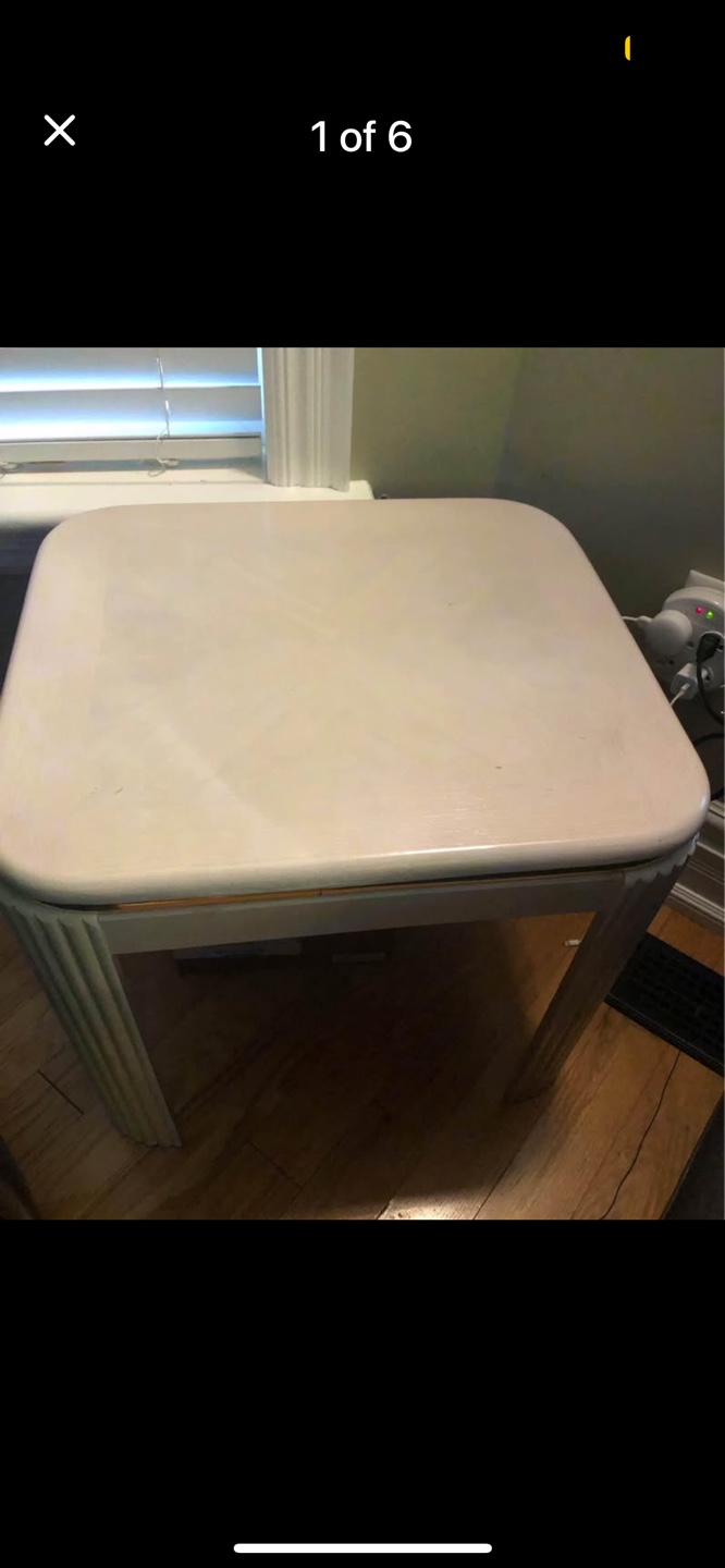 White Washed End Tables