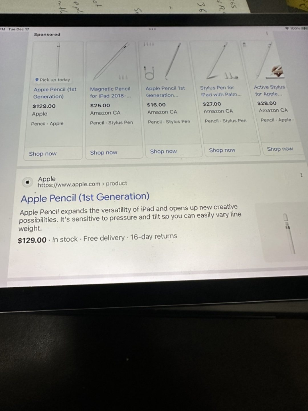 Apple Pencil (1st Generation) - photo 2