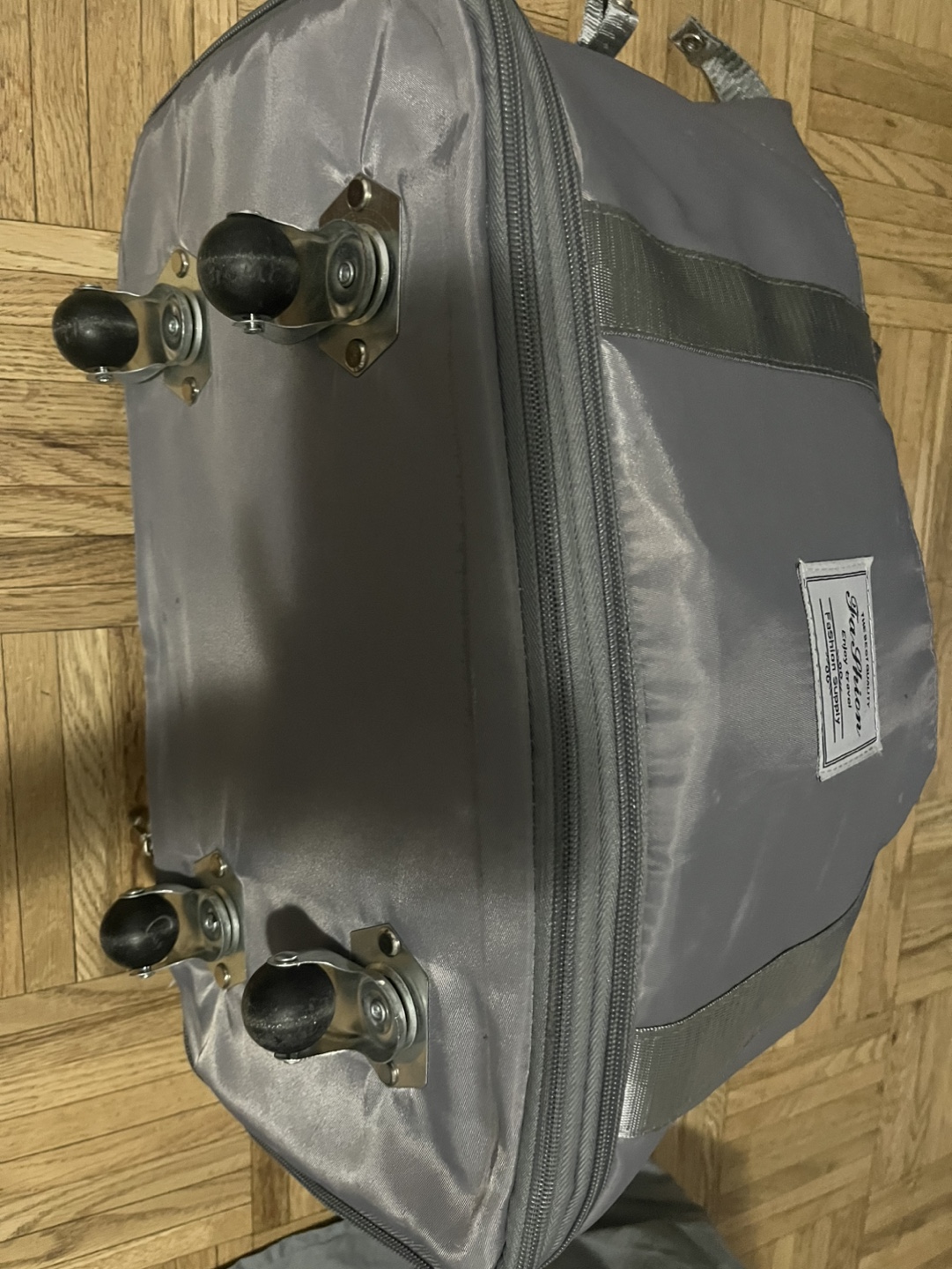 Grey Rolling Travel Bag - photo 3