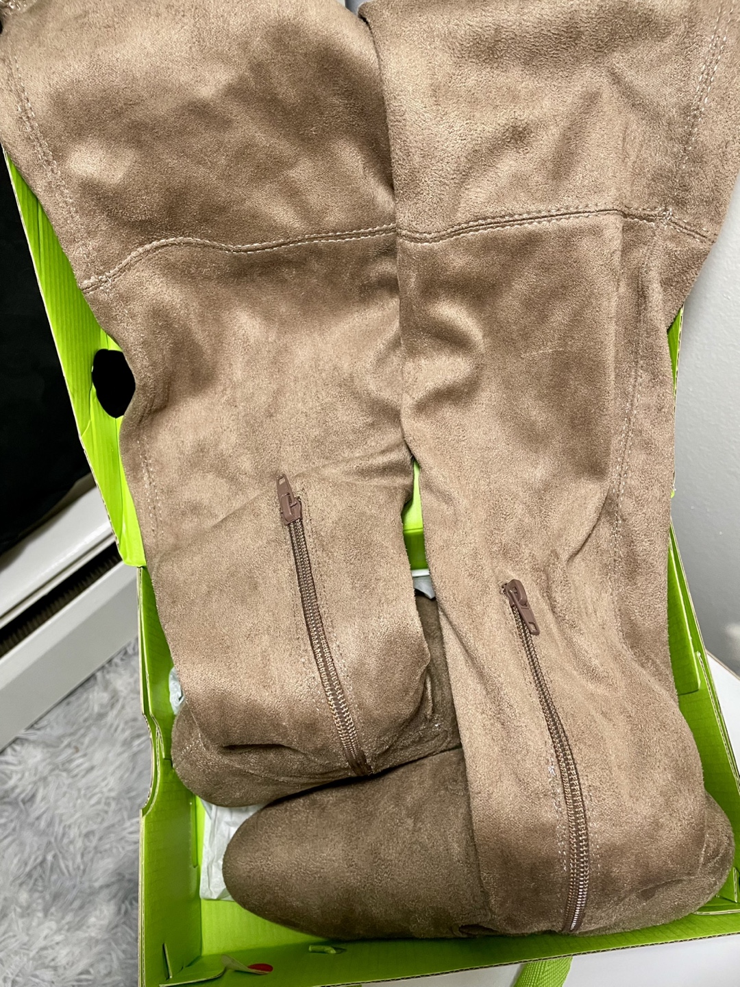 Suede Over the Knee Boots - photo 3