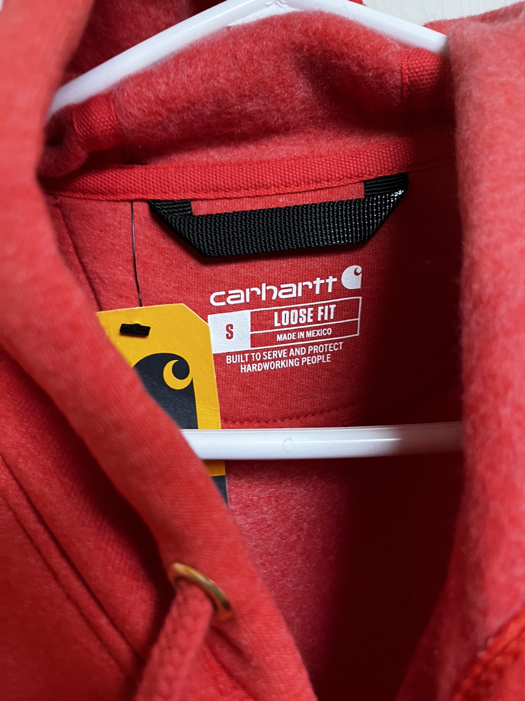 Carhartt Red Hoodie Size S - photo 2