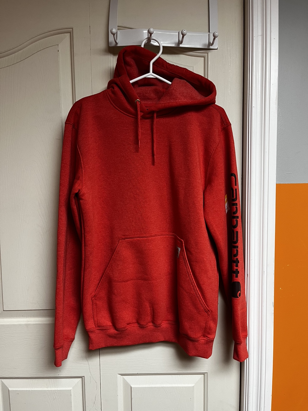 Carhartt Red Hoodie Size S