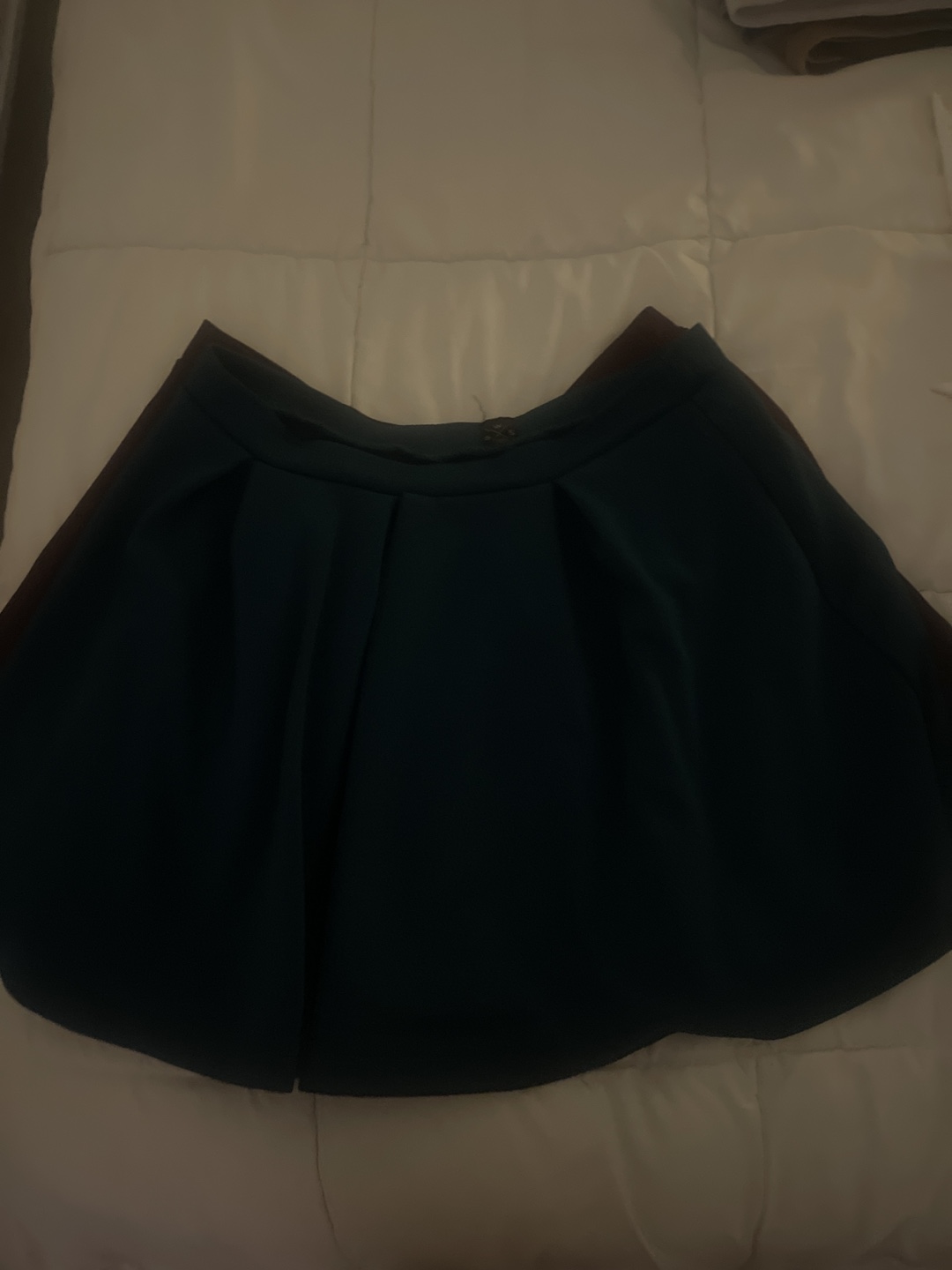Teal and Burgundy Skirt