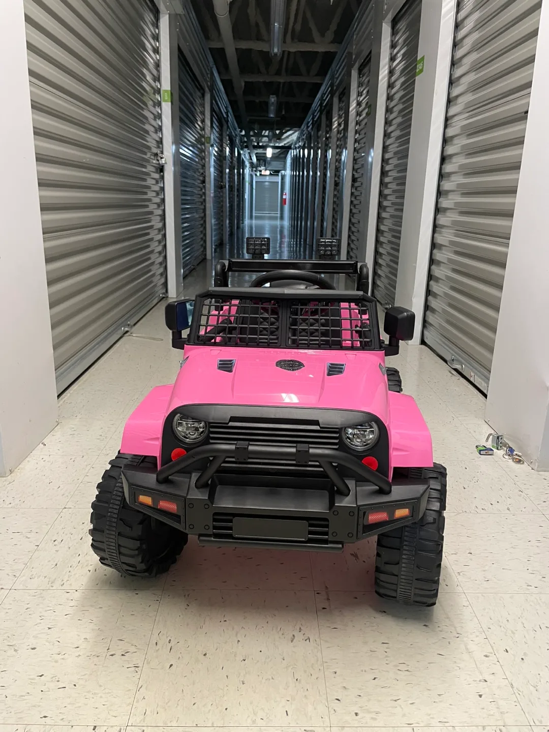 Pink Kids Ride On Car thumbnail