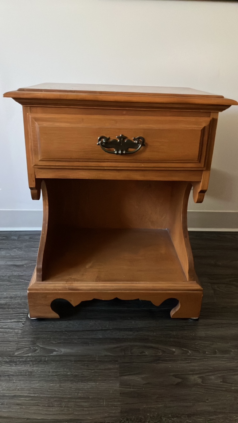 Solid Wood Nightstand