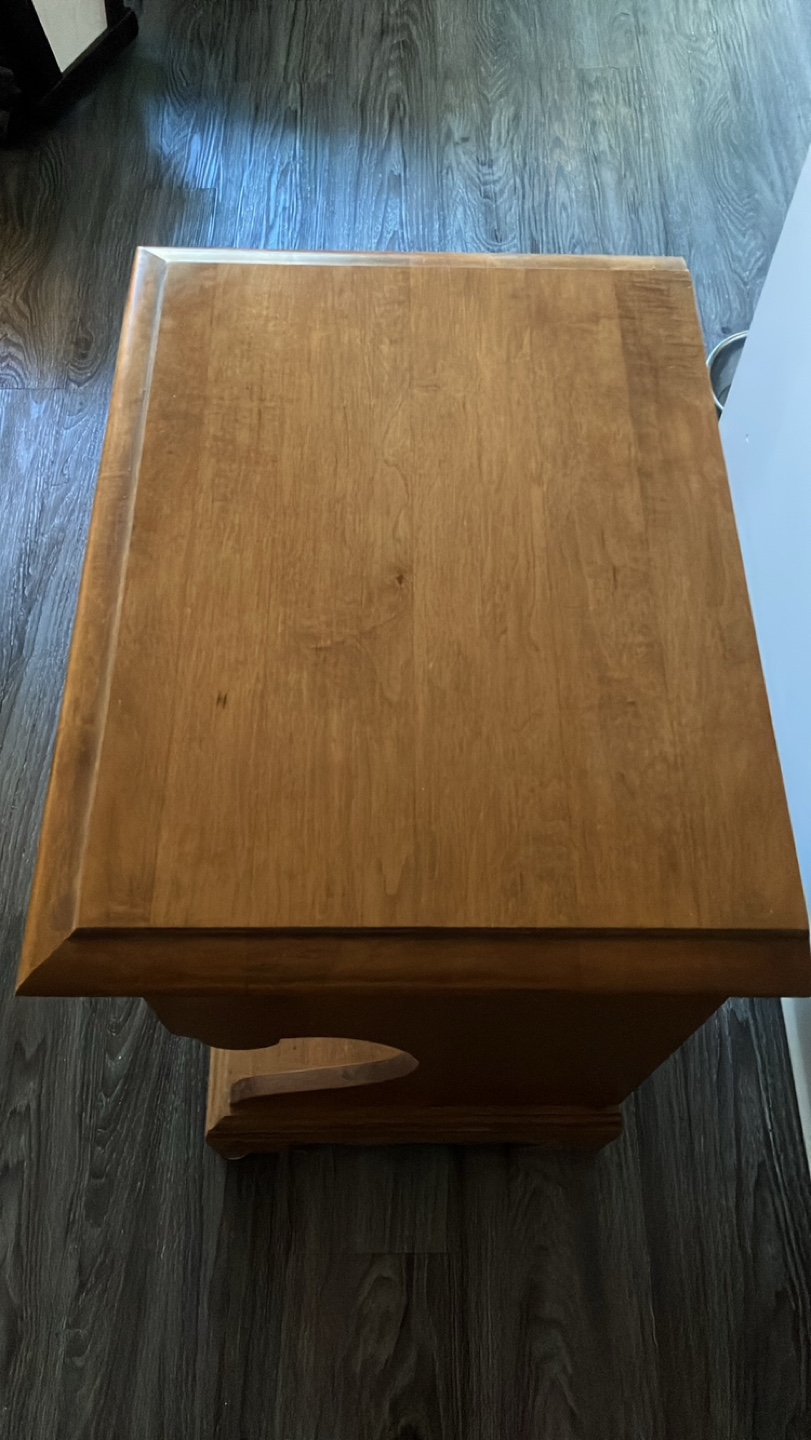 Solid Wood Nightstand - photo 3