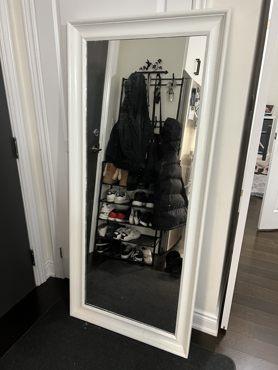 Full Length White Mirror
