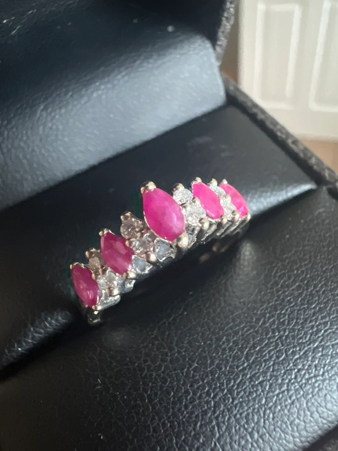10 k Ruby and Diamond Ring thumbnail