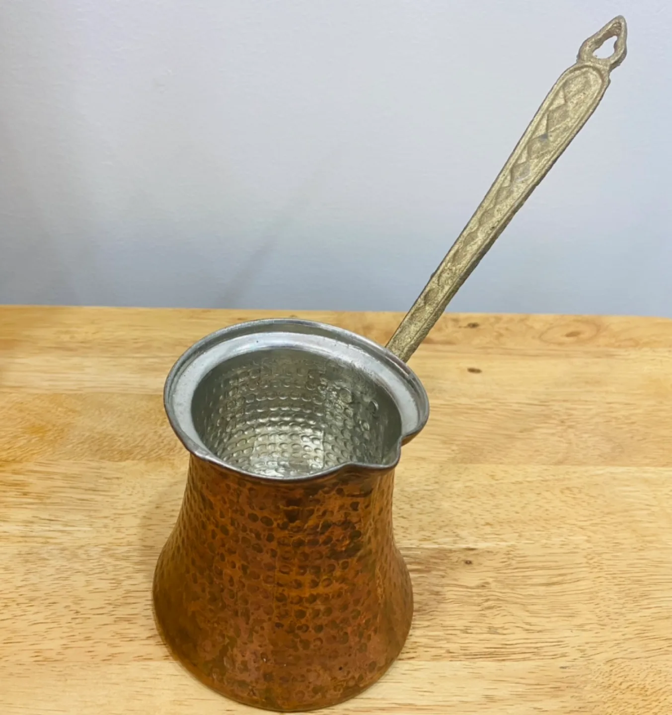 Set of 2 Copper Turkish Coffee Pots image indicator(4)