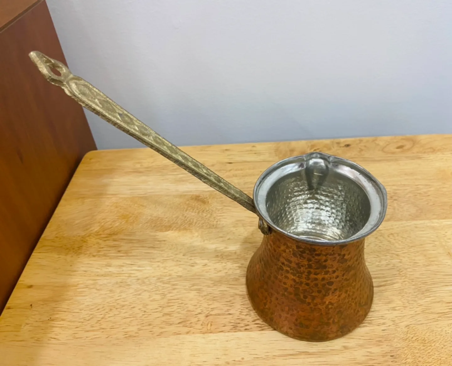 Set of 2 Copper Turkish Coffee Pots image indicator(5)