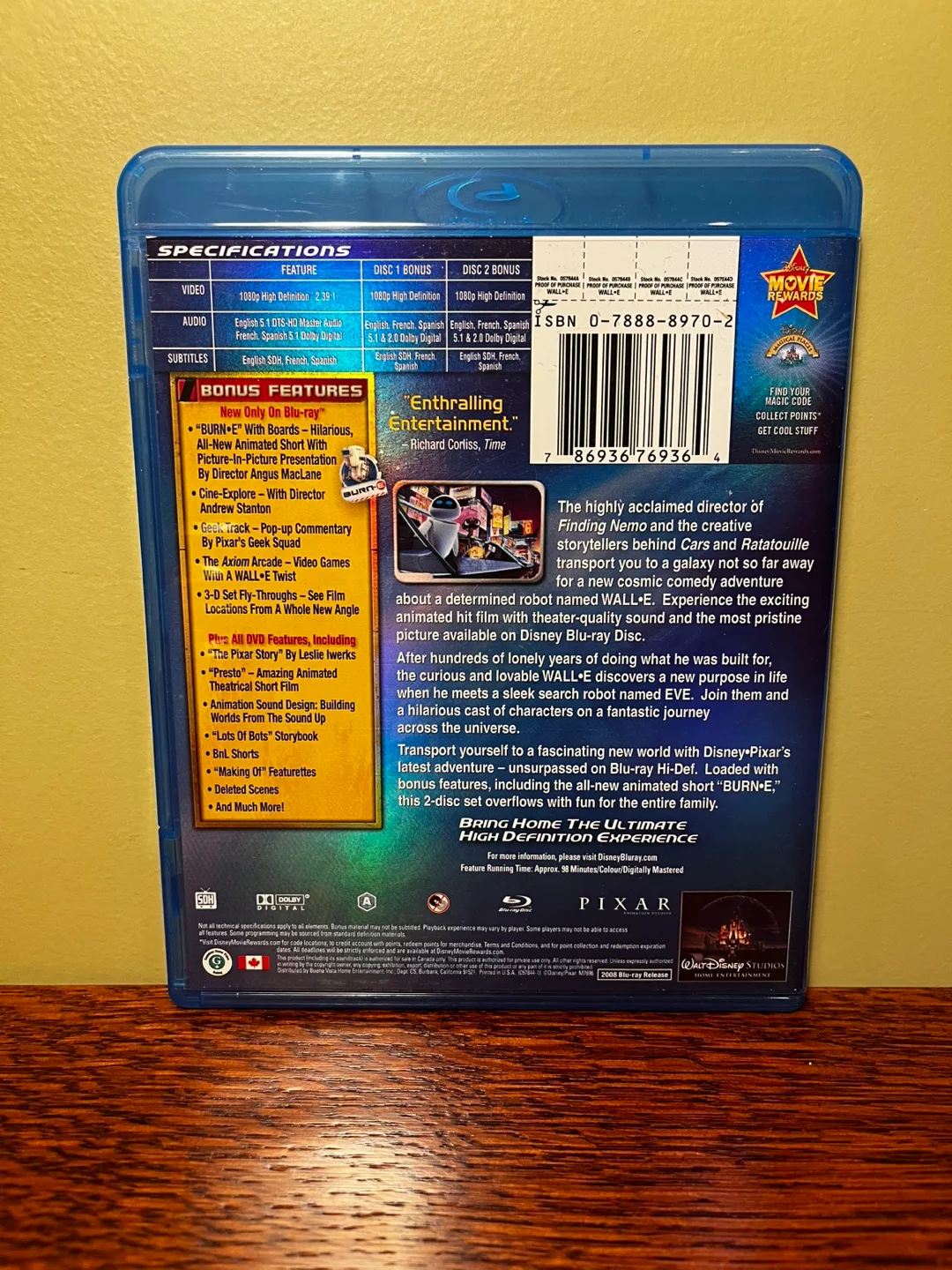 Wall-E (2008) Blu-ray image indicator(2)
