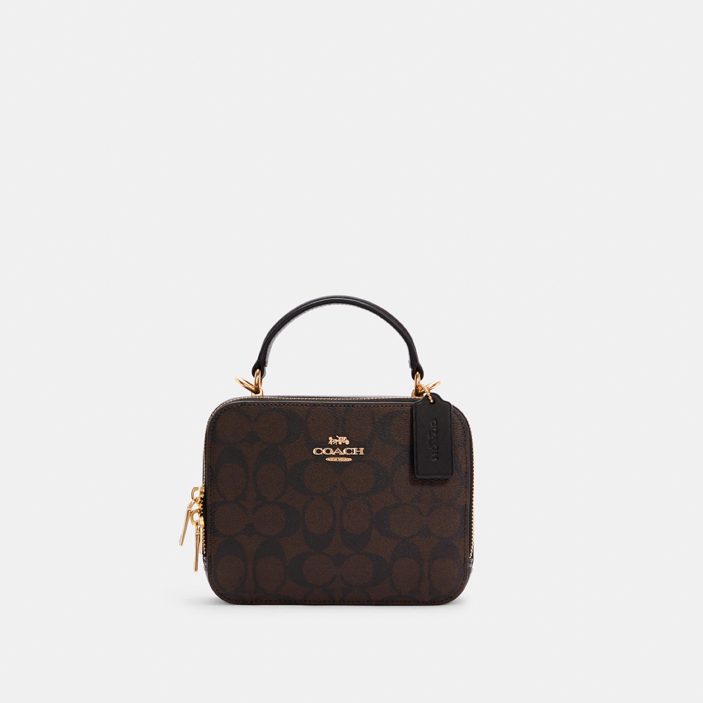 Coach Brown Signature Mini Bag