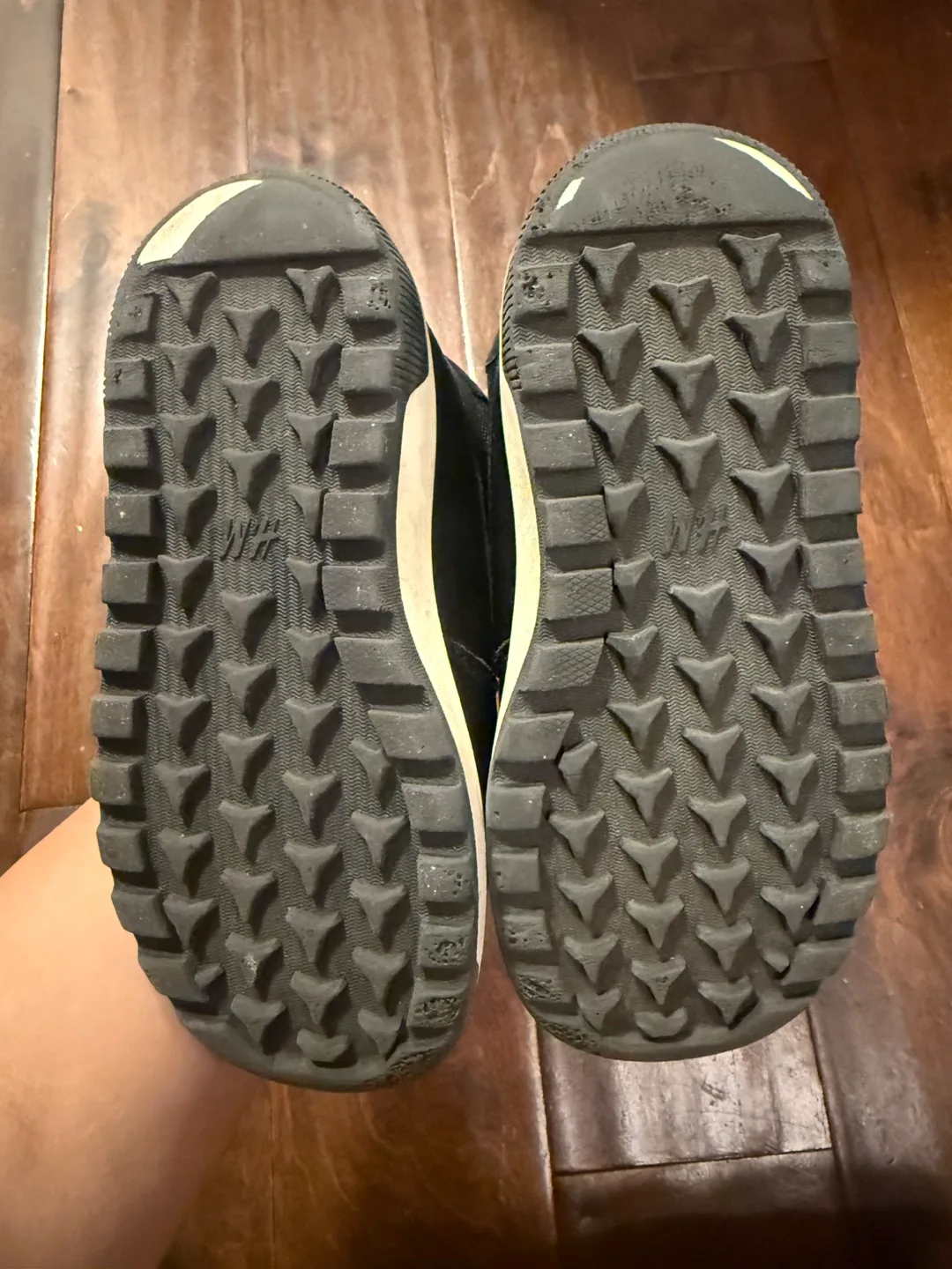 H&M Black High Top Sneakers kids size 12.5 image indicator(4)