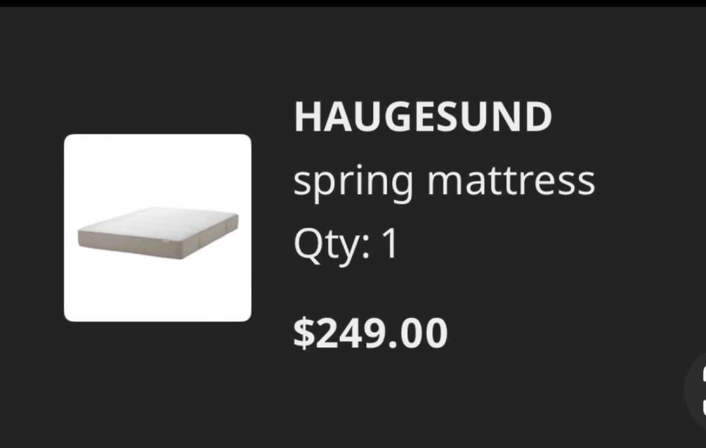 IKEA Haugesund Queen Mattress - photo 2