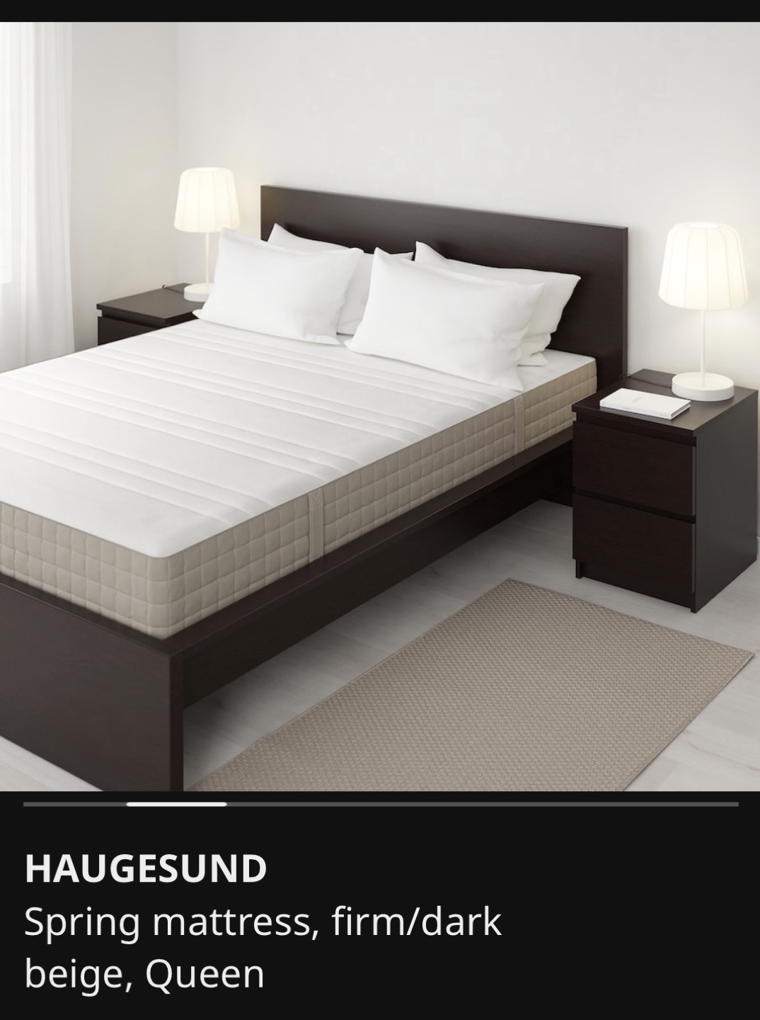 IKEA Haugesund Queen Mattress