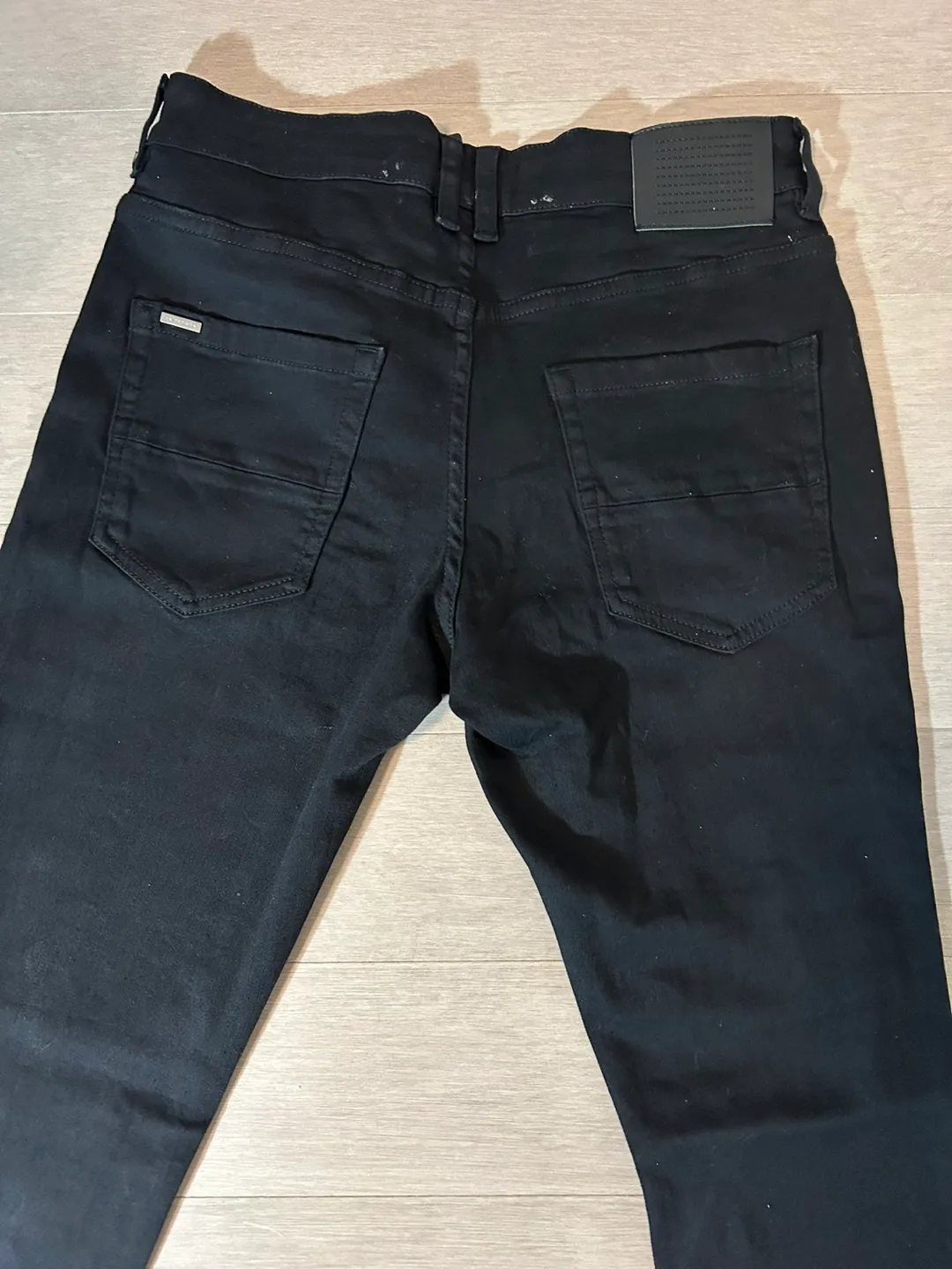 Serenede New Men's /YouthBlack Distressed Jeans image indicator(2)