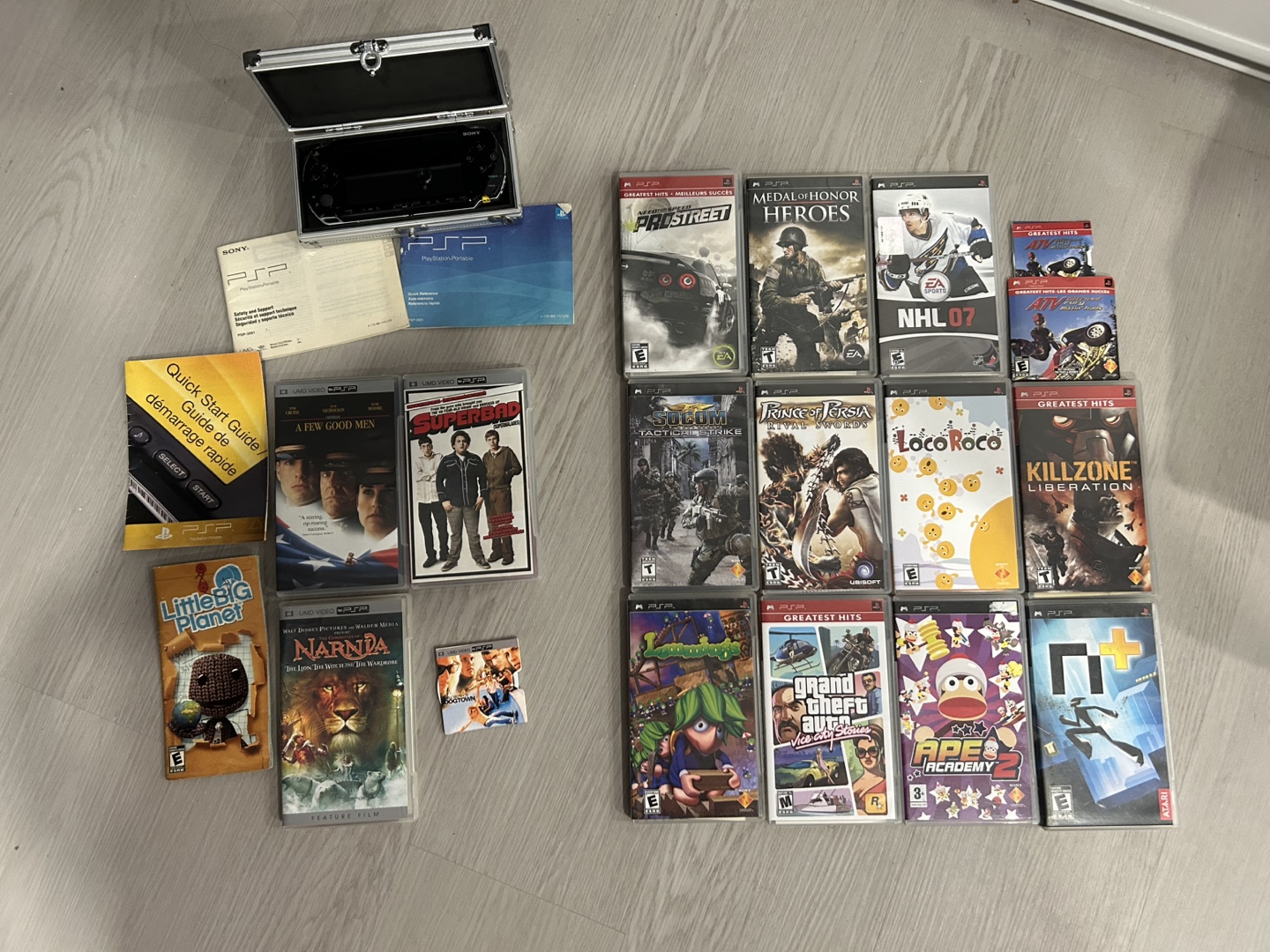 Sony PlayStation Portable Slim & Lite (PSP-3000) with games - photo 5